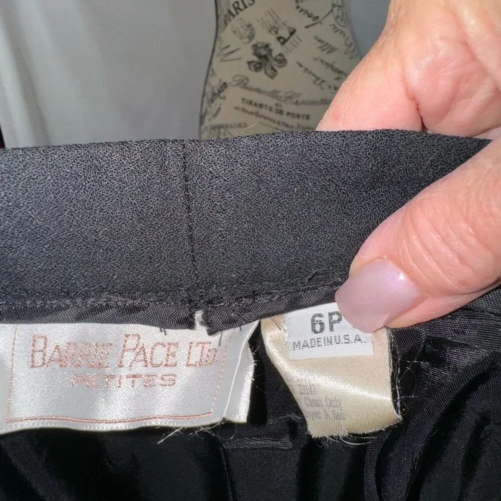 Gorgeous Barrie Pace Black Wool Pant Suit - Picture 13 of 14